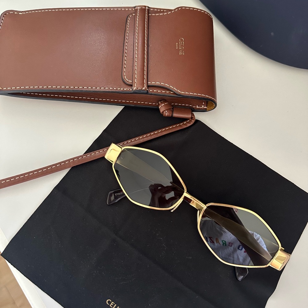Celine Triomphe Geometric Sunglasses